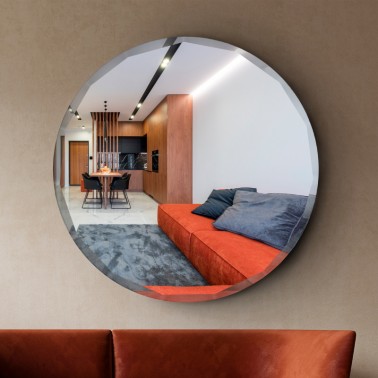 circular bevelled mirror Berlin