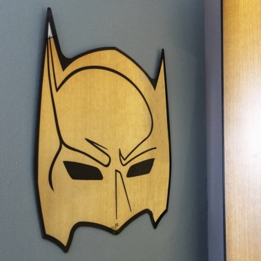 shaped wall mirror - comic book superhero mask mirror - handmade mirrors - design mirrors