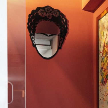 Wall mirror mexican girl - shaped - Frida