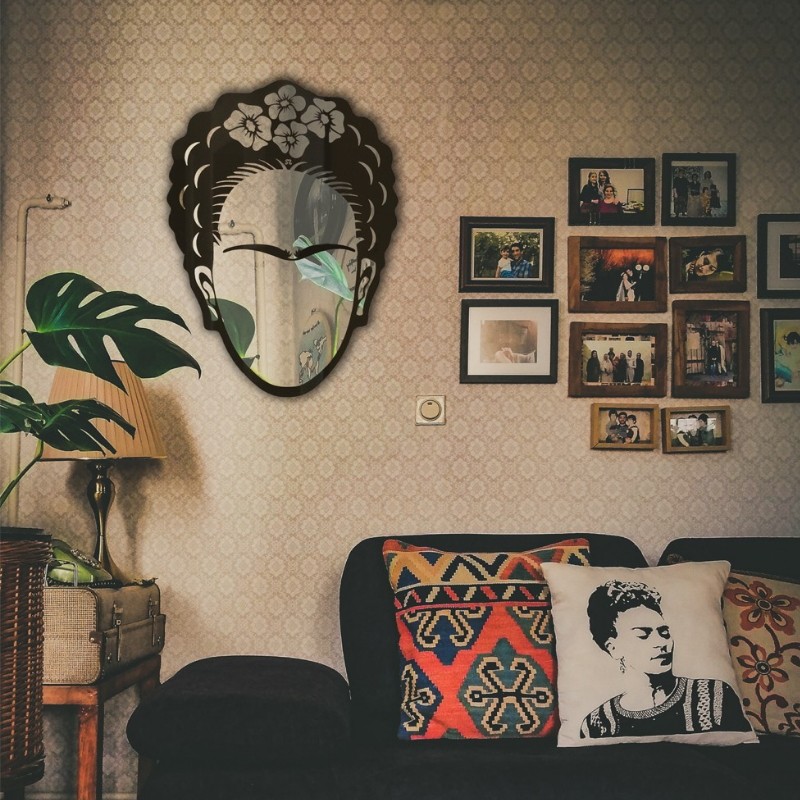 Specchio decorativo da parete - Tributo a Frida Kahlo