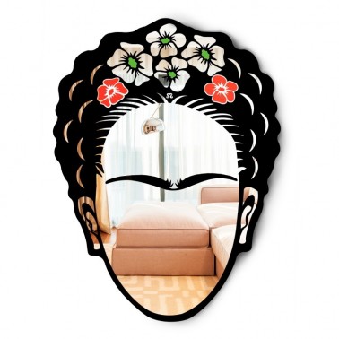 Wall mirror mexican girl - shaped - Frida