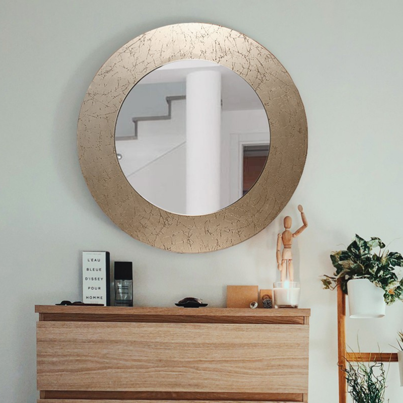 Specchio da parete Rotondo dal design classico e ricercato