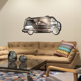 Wall mirror - american van - cut glass - car and motor mirrors